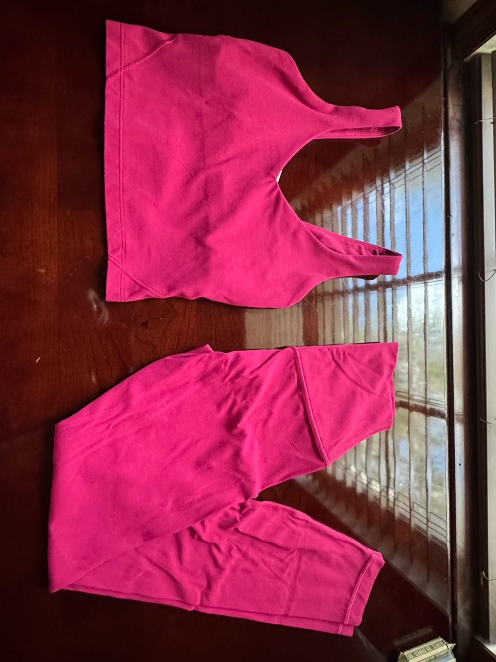 lululemon athletica Align Set Berry Rumble Size 2 (tank & leggings)